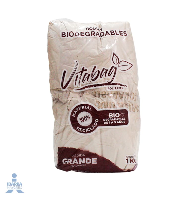 Bolsa Polipapel Vitabag Biodegradable Grande 1 kg