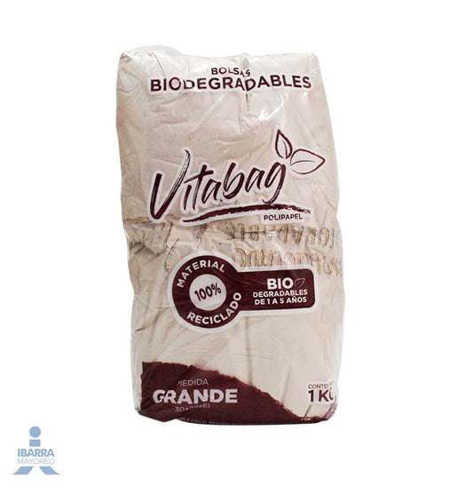 Bolsa Polipapel Vitabag Biodegradable Grande 1 kg