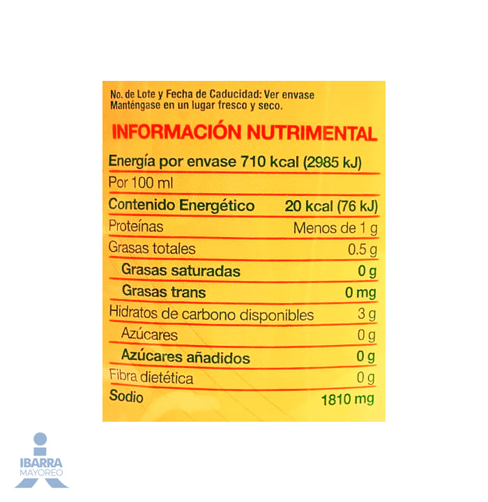 Salsa Picante La Botanera 3.9 L