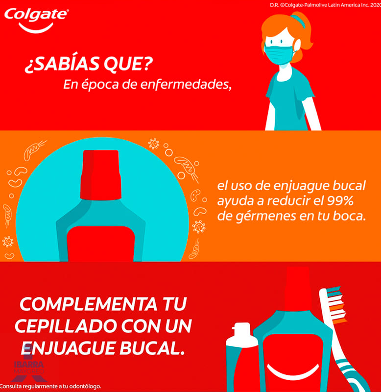 Enjuague Bucal Colgate Plax Ice Infinity 180 ml