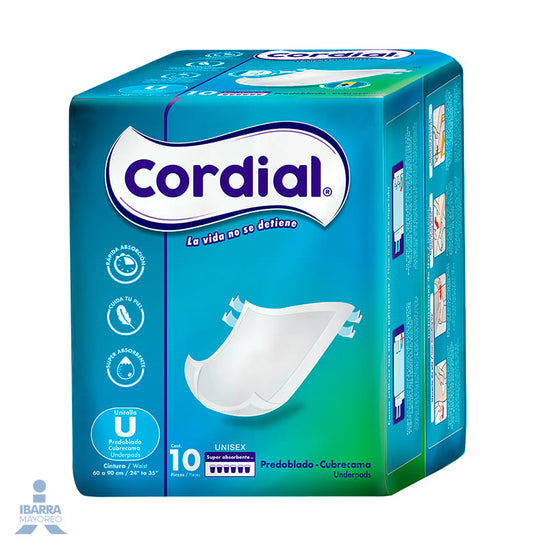 Pañal Cubre Cama Cordial Adulto 10 pzas.