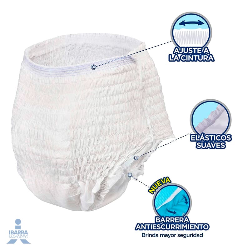 Pañal Tena Adulto Slip Comfort Grande 10 pzas.
