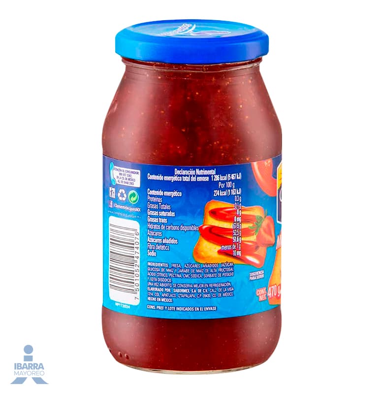 Mermelada Fresa Clemente Jacques 470 g 