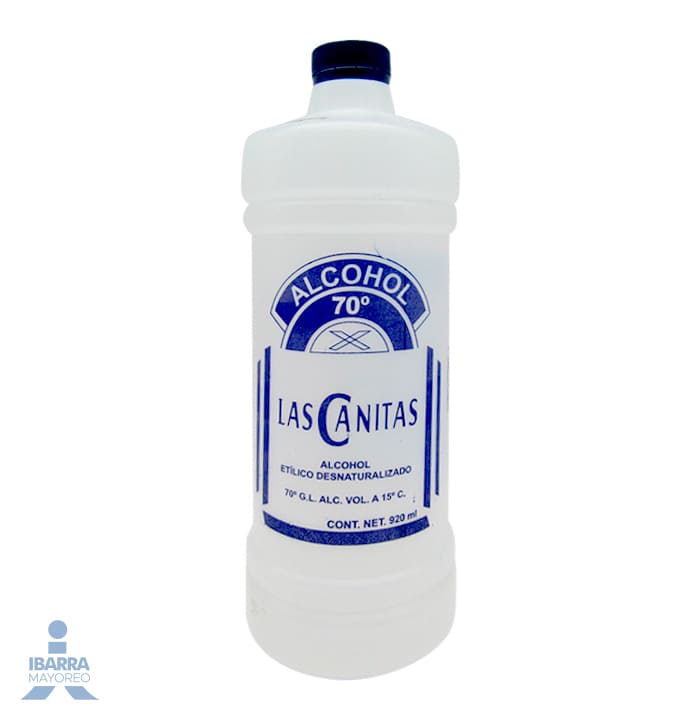 Alcohol Las Cañitas Azul 920 ml