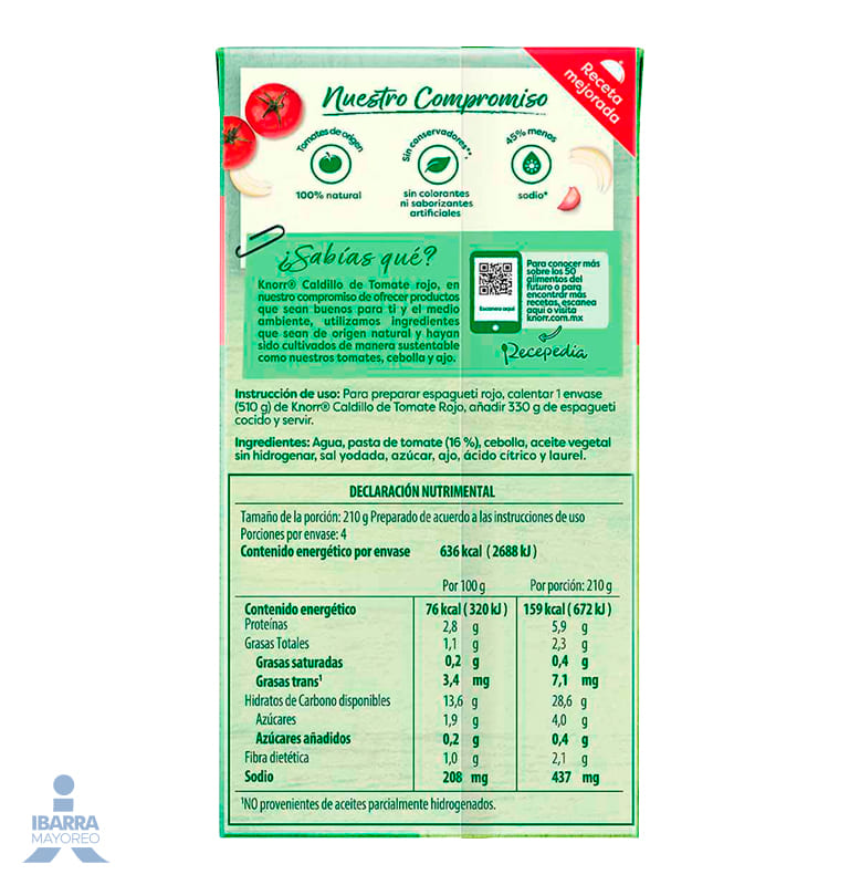 Knorr Tomate Caldillo 500 ml