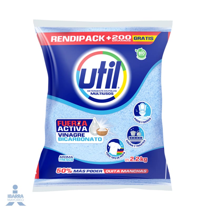 Detergente Util Vinagre Bicarbonato 2.2 kg