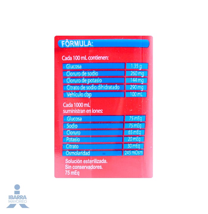 Suero Electrolit Fresa Pediátrico 500 ml