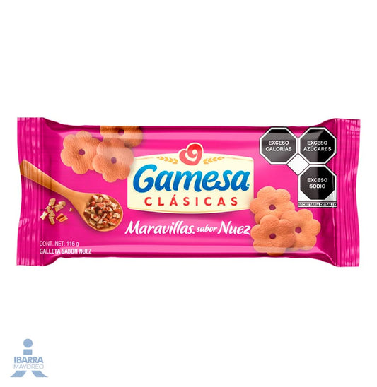Galletas Gamesa Maravillas Nuez 116 g