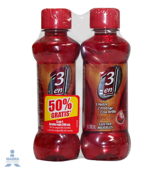 Aceite para Muebles 3 en 1 240 ml Oferta