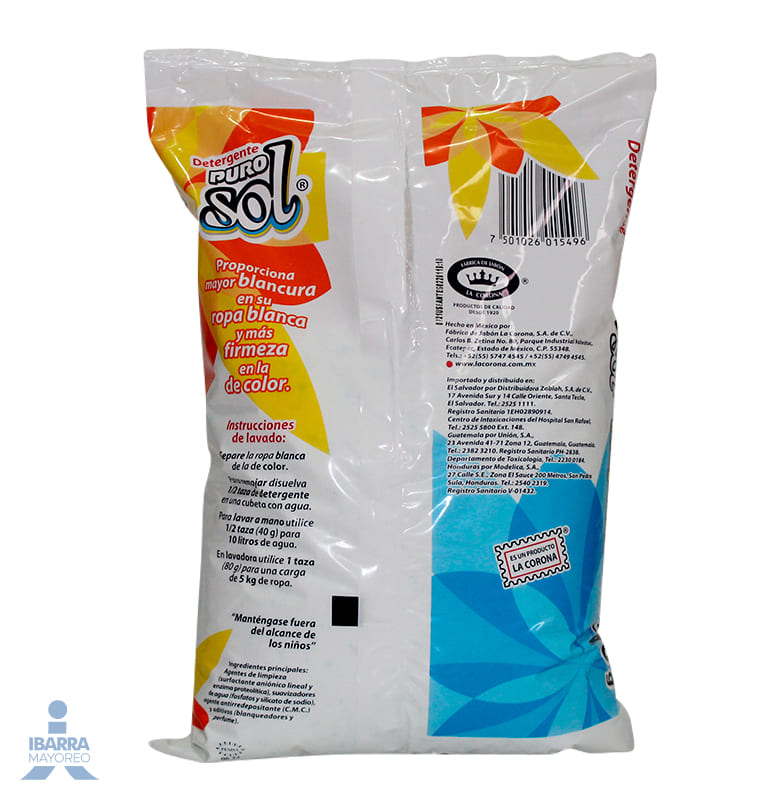 Detergente Puro Sol 500 g