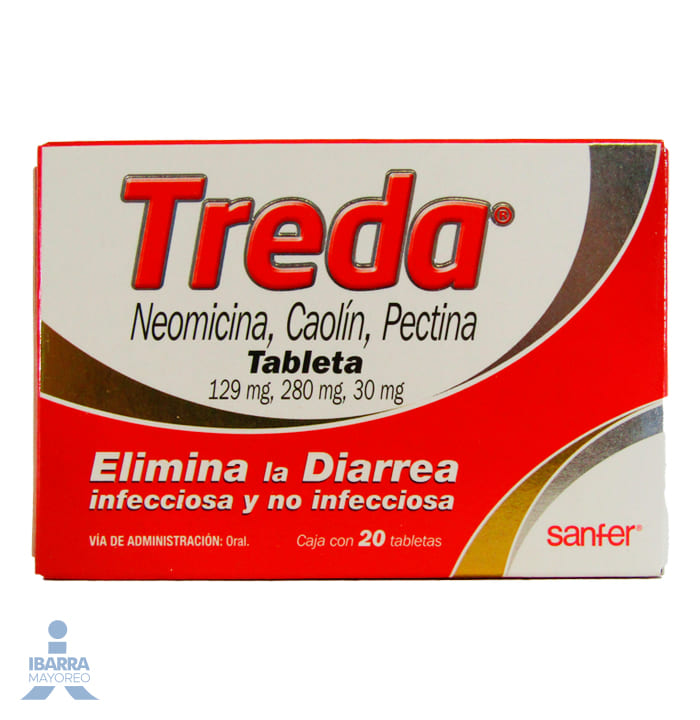 Treda Tabletas 20 pzas.