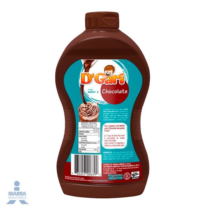 Jarabe Chocolate D Gari 453 ml
