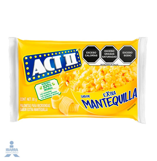 Palomitas ACT II Extra Mantequilla 80 g