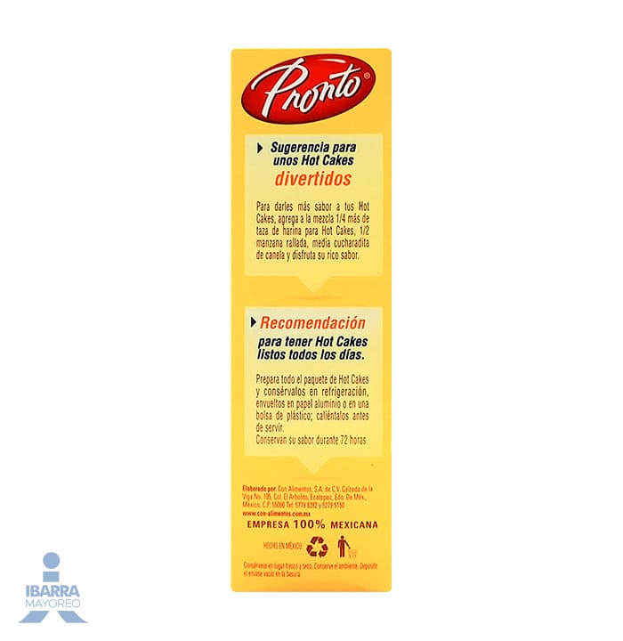 Harina para Hot Cakes Pronto 350 g