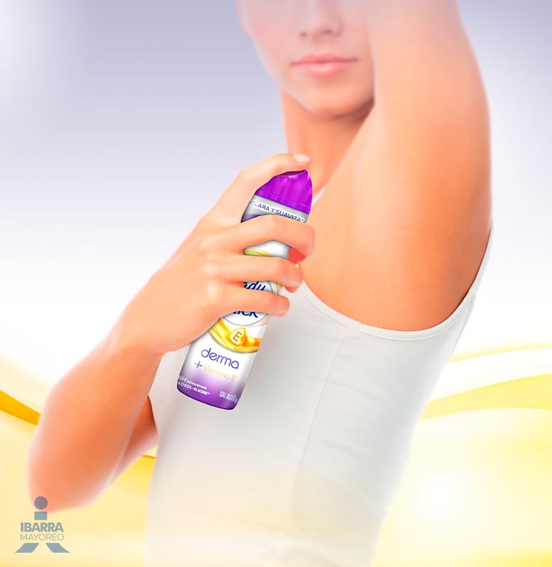 Desodorante Lady Speed Stick Derma Vitamina E Aerosol 150 ml