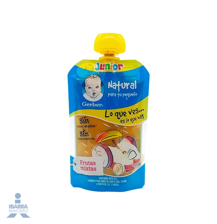 Gerber Junior Frutas Mixtas Pouch 95 g