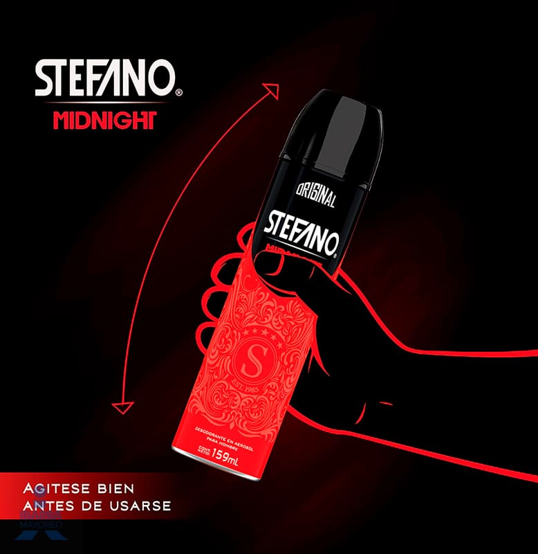 Desodorante Stefano Midnight Aerosol 113 g