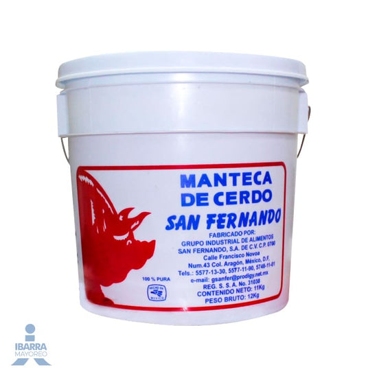 Manteca de Cerdo San Fernando 12 kg