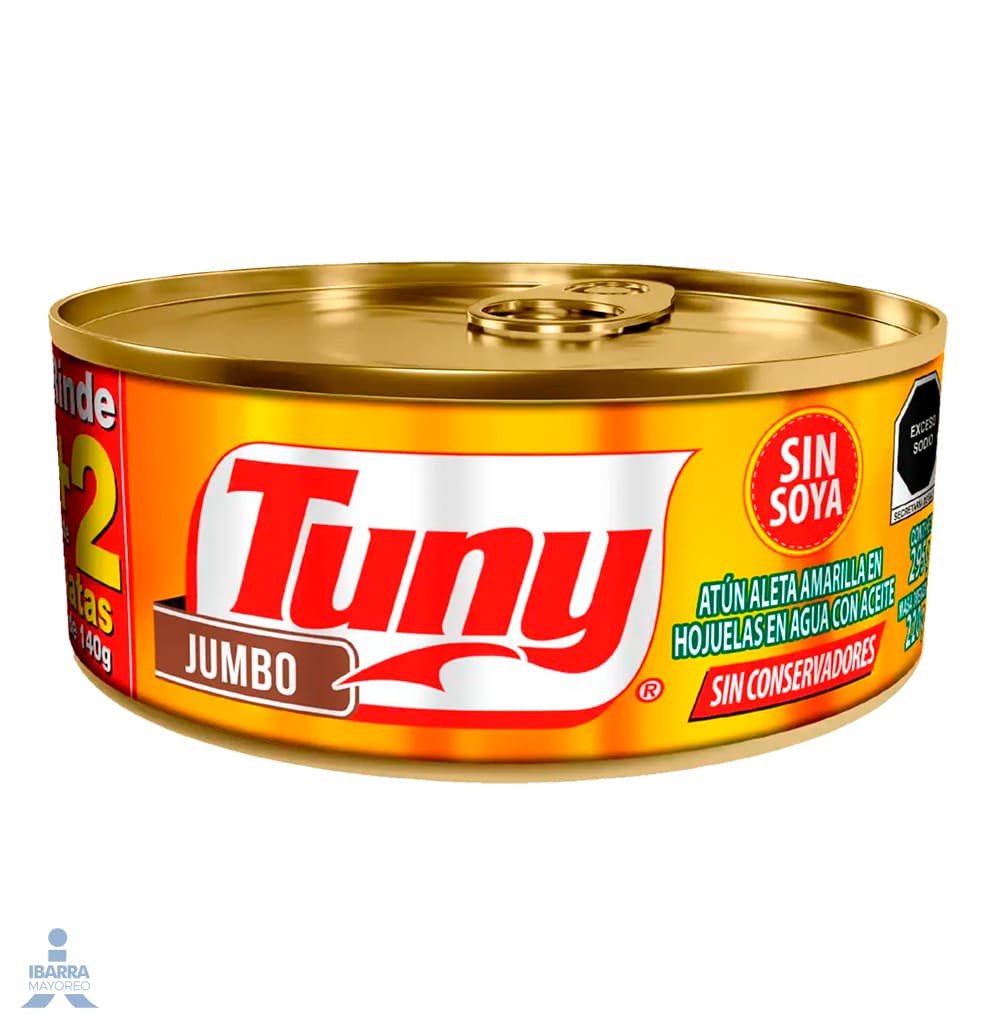 ATUN EN ACEITE TUNY JUMBO 295 GR.