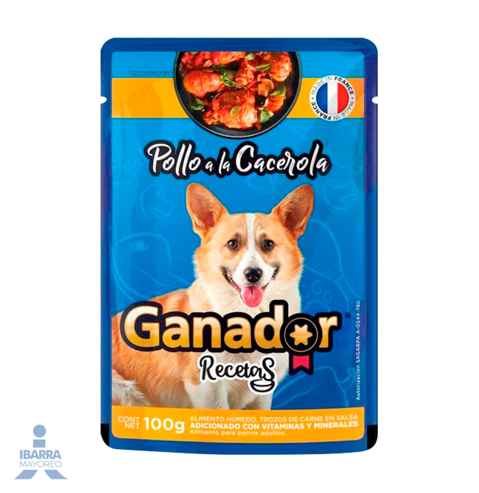 Alimento Ganador Pollo a La Cacerola 100 g