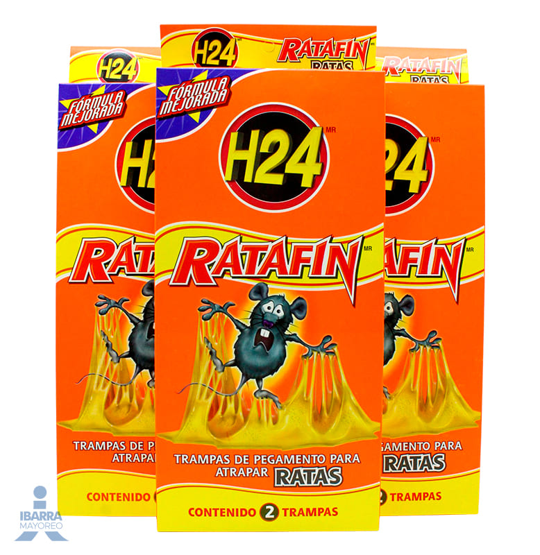 Trampa para Rata H24 Ratafín 2 pzas.