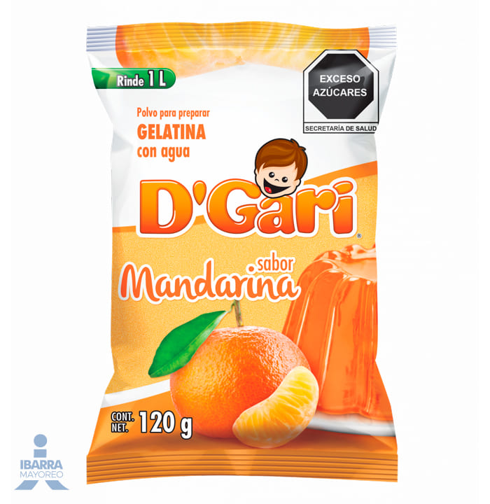 Gelatina D Gari Mandarina 120 g