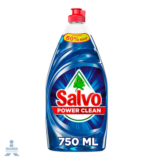 Detergente Salvo Power Clean Líquido 750 ml