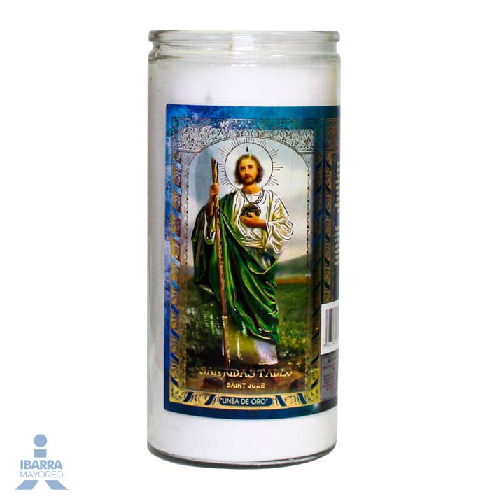 Veladora Mística 14 Días San Judas Tadeo Oro