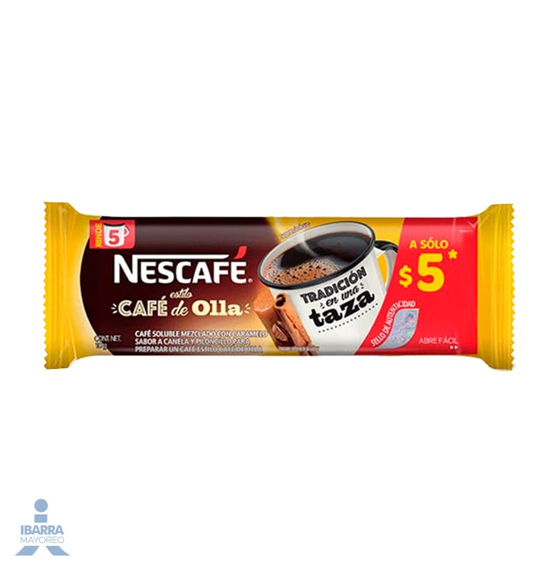 Café Nescafé de Olla Sobres 12/10 g