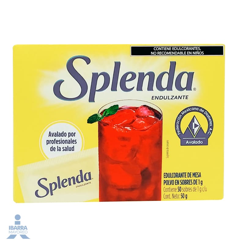 Sustituto de Azúcar Splenda 50 pzas.
