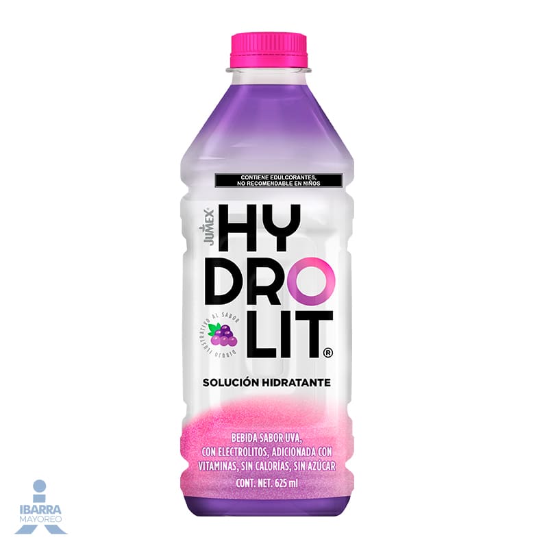 Bebida Jumex Hydrolit Uva 625 ml