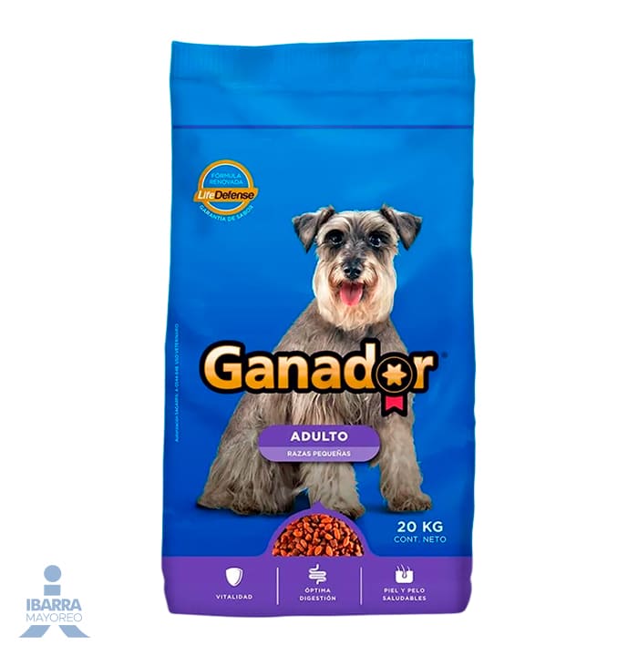 Alimento Ganador Adulto Razas Pequeñas 20 kg