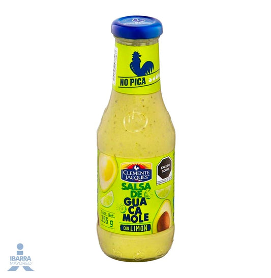 Salsa Guacamole Clemente Jacques Limón 355 g