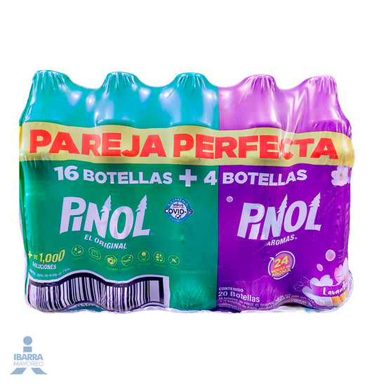 Limpiador Pinol Original 16/500 ml + 4 Pinol Lavanda 500 ml
