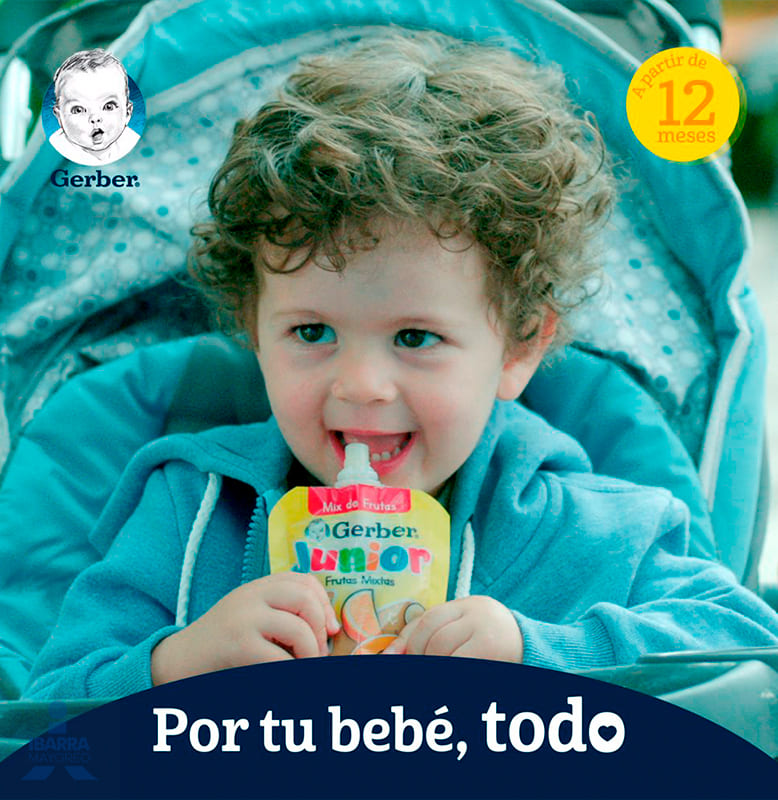 Gerber Junior Frutas Mixtas Pouch 120 g