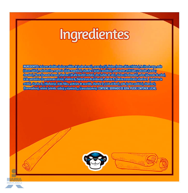 Choco Milk Canela Bolsa 350 g