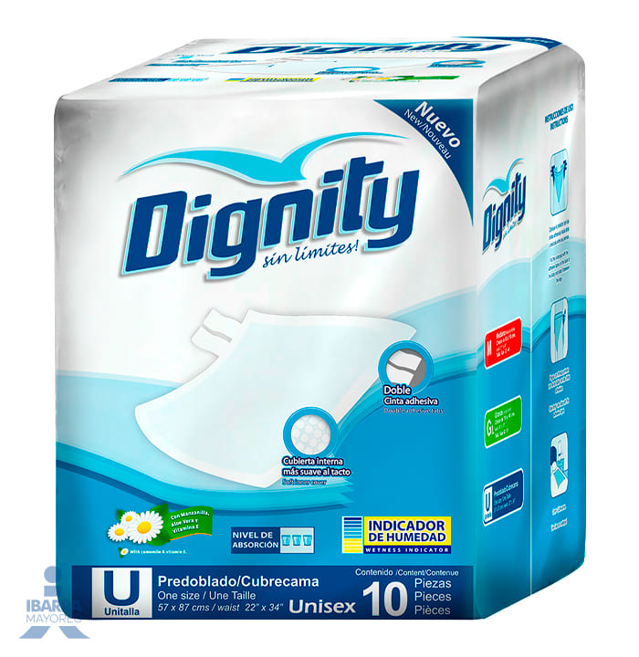 Pañal Cubre Cama Dignity Adulto 10 pzas.