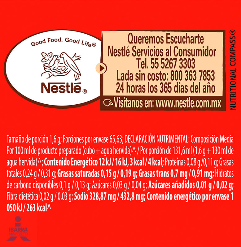 Consomate 8 pzas. GRATIS 2 Cubos