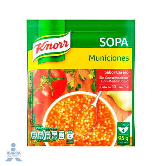 Sopa Knorr Municiones 95 g