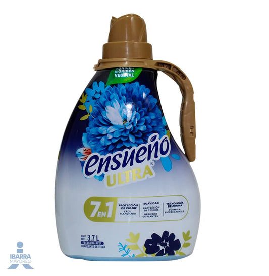 Suavizante Ensueño Ultra Frescura Azul 3.7 L