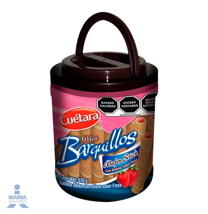 Galletas Cuétara Barquillo Fresa 570 g