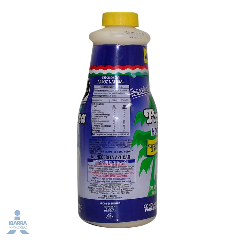 Jarabe Horchata Princesa 960 ml