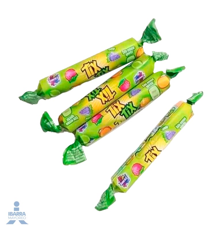 Dulce Sonrics Tix Tix Candy Rolls 40 pzas.