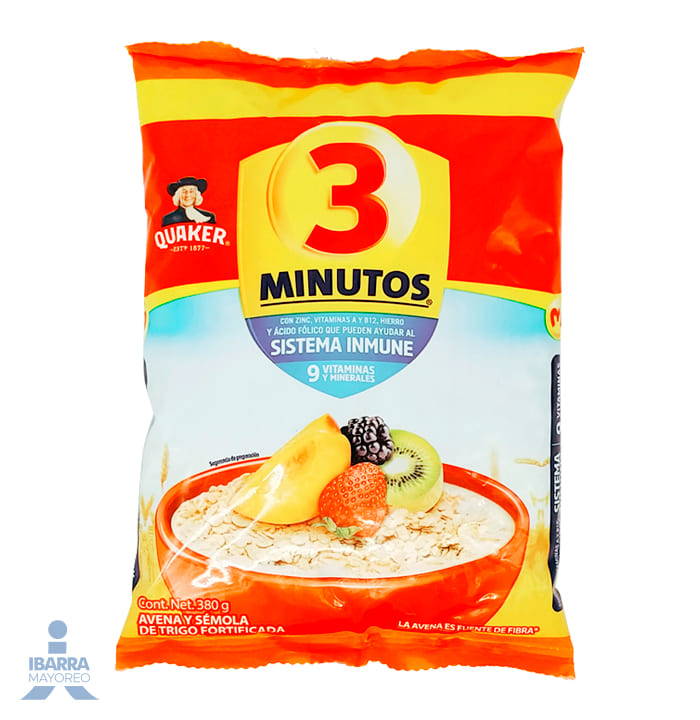Avena 3 Minutos Bolsa 380 g