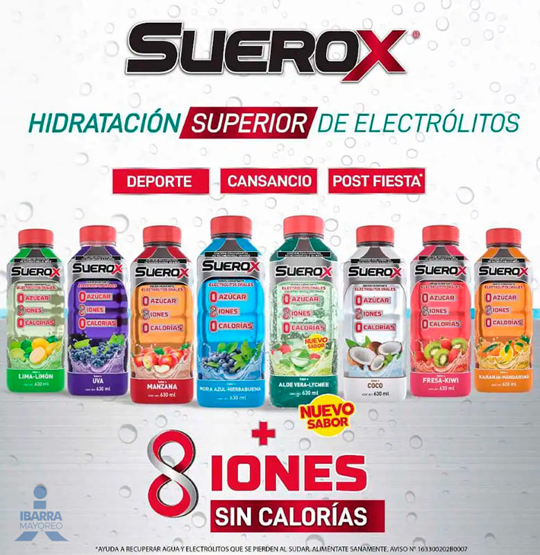 Bebida Suerox Lima Limón 630 ml