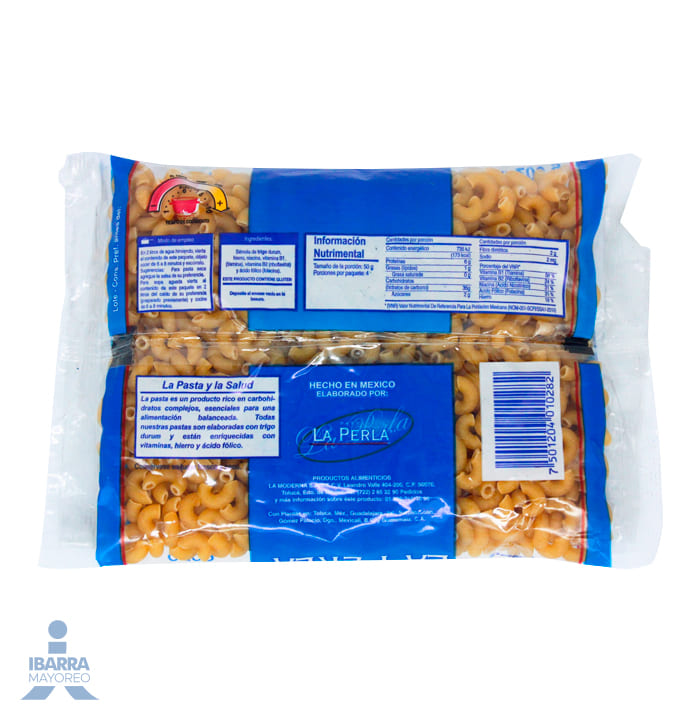 Pasta La Perla Codo Mediano 200 g