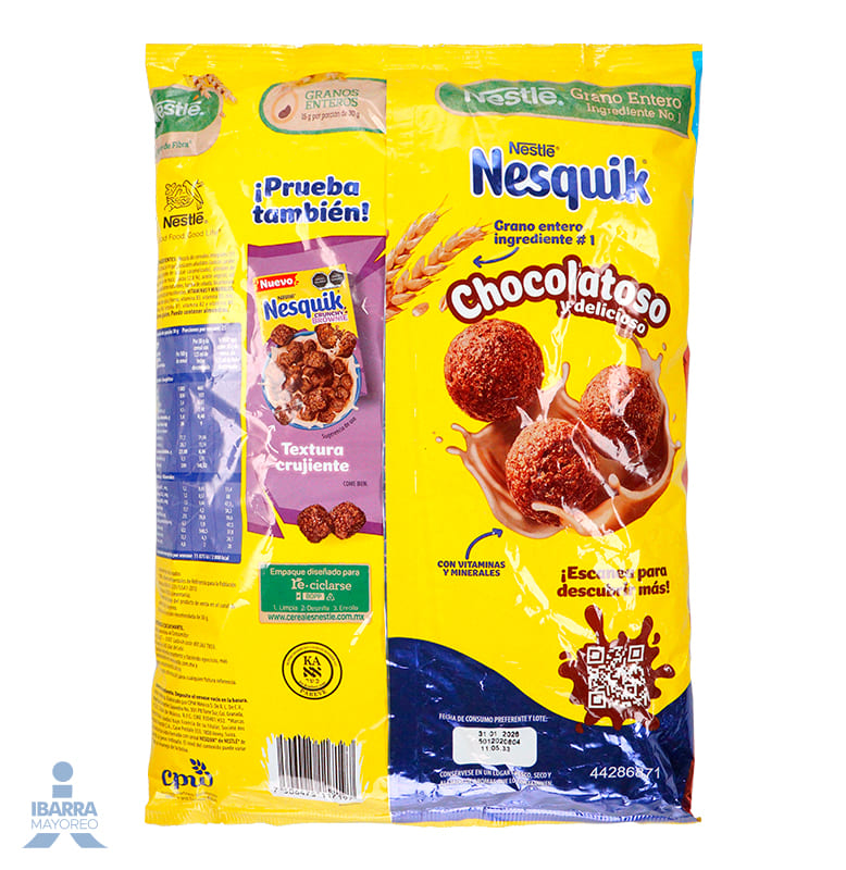 Cereal Nestlé Nesquik bolsa 750 g