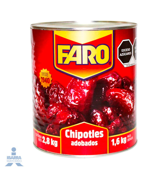 Chiles Chipotles Faro 2.8 kg