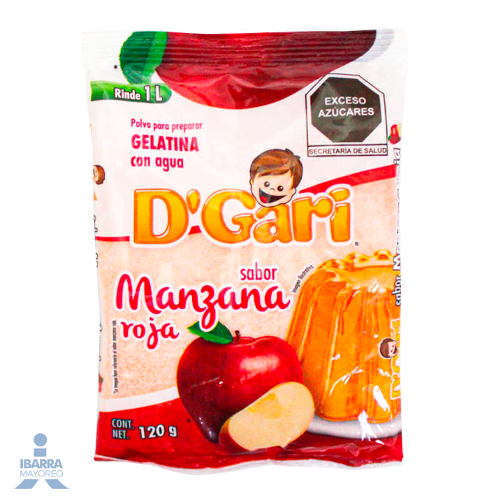 Gelatina D Gari Manzana 120 g