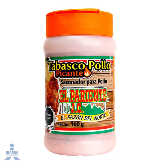 Sazonador para Pollo El Pariente Tabasco 160 g